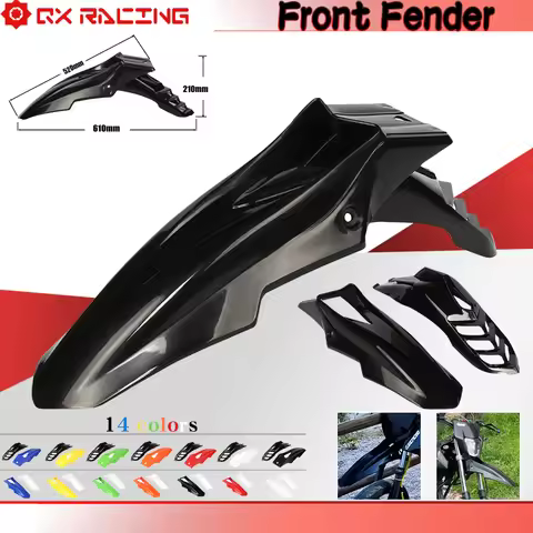 Motorcycle Universal Plastics Front Fender Mudguard For KX CR XR RM WR Kayo Apollo Bse Xmotos zongsh