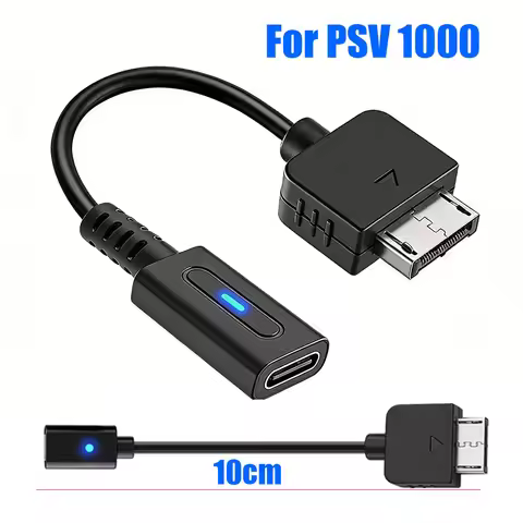 For Playstation Vita 1000 Controller Charging Adapter Type C LED Convert Cord For PS Vita 1000 Conso