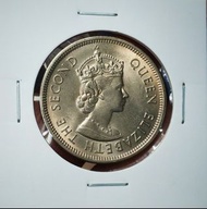 香港1973年英女皇伊莉沙白二世大一元-車輪光狀態