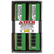 A-Tech 8GB (2x4GB) DDR4 2400 MHz UDIMM PC4-19200 (PC4-2400T) CL17 DIMM Non-ECC Desktop RAM Memory Mo