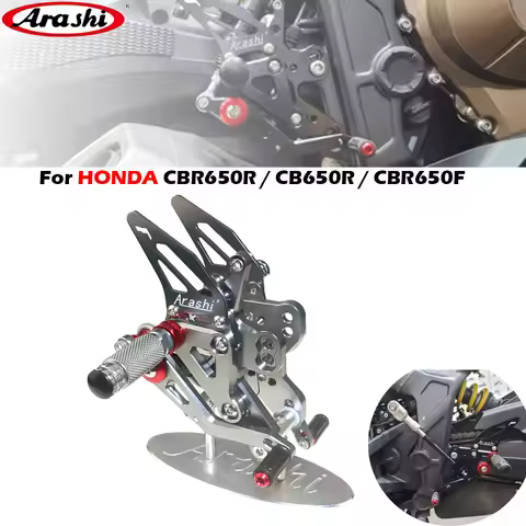 Arashi Motorcycle footrest footpeg pedal foot peg Rearset Rear Set foot rest For HONDA CBR650R / CB6