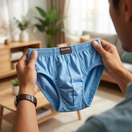3Pcs Men's Cd Gestex Men's Underwear Comfortable MaterialOriginal Size ML Xl 3L 4L 5L Sku - 336 DEFI