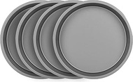 G & S Metal Products Company ProBake Set of Four Teflon Xtra Nonstick 9-inch Round Cake Pans, Dark G