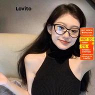 Lovito Casual Plain Cat Eye Glasses for Women L60AD112 (Coffee/Brown/Black) Lovito Kacamata Mata Kuc