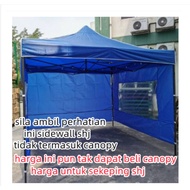 SIDE WALL CANOPY SET (10X10)<<TIDAK ADA SIAP CANOPY>><<TIDAK ADA RANGKA BESI>>