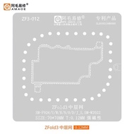 AMAOE Middle Layer Reballing Stencil Template for Samsung ZFold3 SM-F926 F926U F926W SM-W2022 Plant 