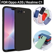 Oppo A3S Realme C1 Casing - Case hp A 3s Dove Macron Aero Matte Softcase Silicone Backcase Hardcase