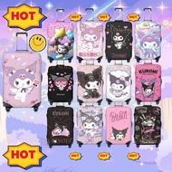 Kuromi Thick Luggage Cover Protector High Elastic Travel Suitcase Spandex Protective Cover