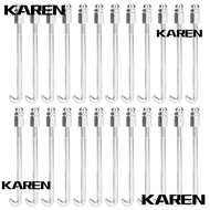 KAREN1 ​24pcs ​Banjo Hook Set, Silver Replacement Hooks​ ​Banjo Hooks​, Convenient ​Instrument Stand