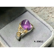 Batu kecubung asli (cincin perempuan)