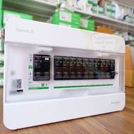 (พร้อมส่ง)ชุดตู้คอนซูเมอร์ 10 ช่อง พร้อม เมนRCBO=1ตัว + ลูกย่อยMCB = 10ตัว ยี่ห้อ Schneider ผ่านมา