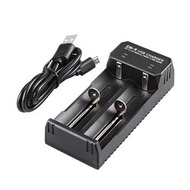 CH-9 DUAL 18650/26650/21700 Li-ion Battery USB Charger