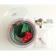 Ukulele ribbon leis DIY Kit with Tutorial | Craft Gift |