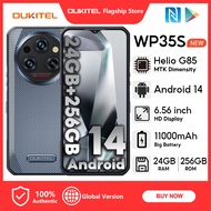[สต็อกท้องถิ่น] OUKITEL WP35S แอนดรอยด์14 GB + 256GB โทรศัพท์มือถือ6.6 ”FHD + 2.4K 60HZ 48MP หน้าจอ 