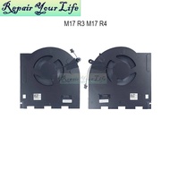 CNV63 H5TYJ Laptop CPU GPU Cooling Fan For DELL M17 R3 R4 M17R4 FM7J FM7H CN-0CNV63 0H5TYJ Processor