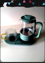 母親節 開心價  日本 Yohome YH-002 快煮恆溫元氣養生壺 一機多用途 大肚媽媽 坐月 紅棗水 炒米茶 補身必備 附有茶濾格和玻璃燉盅 滿足不同需要 可煲水 煲咖啡 奶茶 花茶 檸檬茶  