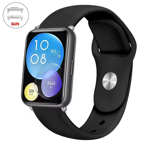 Sport Silicone strap For Huawei Watch FIT 2 band smartwatch wristband Breathable bracelet correas Hu