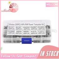 200Pcs BC337 to C1815 Transistor Kit Silicon Transistors NPN TO-92 PNP