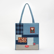Tagi. Imagine Patchwork Put-Put Denim Shoulder Bag กระเป๋าสะพายลายแพทช์เวิร์ก Magi