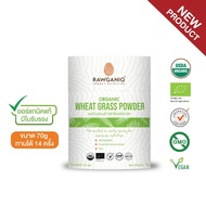 Organic Wheat Grass Powder 70g (USDA, EU Organic Certified) - Rawganiq, Gluten-free, Vegan, Non-GMO