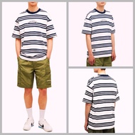 *NEAT* Aape BY *A BATHING APE® AAPE NOW Striped Tshirt White AAPTEM1419XXMWHC
