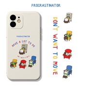 iPhone12 Phone Case Procrastination OPPO Reno6Z Reno 5Z 5 4 2Z Z R17 Pro Reno7