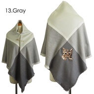 Lune Jumelle貓咪刺繡披肩斗篷