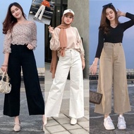 BF PANTS HIGHWAIST BOTTOMWanita WHITE PANTS / PANTS BLACK PANTS BLACK PANTS CREAM PANTS BLACK PANTS 