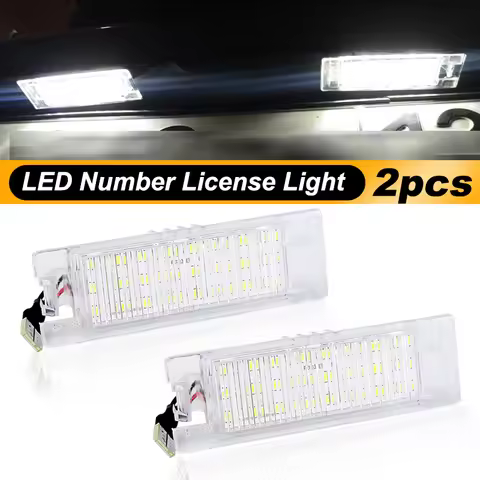 2XFor Alfa Romeo 147 156 159 166 Brera Giulietta Mito GF Spider Canbus Led License Number Plate Ligh