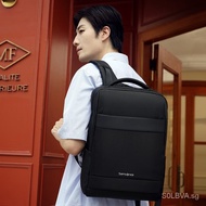 Samsonite（Samsonite）Backpack Computer Bag Men15.6Inch Business Backpack Travel Bag Apple Notebook Schoolbag TX5Black