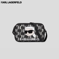 KARL LAGERFELD - K/IKONIK MONOGRAM SMALL CAMERA BAG 235W3095 กระเป๋าสะพาย