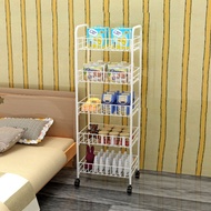Trolley Rack Kitchen Floor Bedroom Multi-Layer Baby Snacks Mobile Bathroom Bathroom Storage Storage Rack