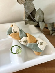 獨家電繡-幸運草編織髮夾(3色可選)