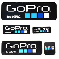 10 Pcs Black Gopro Sticker Gopro Hero Logo Adhesive Sticker