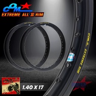 วงล้ออลูมิเนียม ล้อ COM EXTREME ALL ll NEW ขนาด 1.40 X 17 ขอบเรียบ แพ็คคู่ ล้อคอม เอ็กซ์ตรีม ตัวใหม่