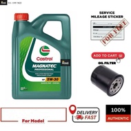 3437066 Castrol Magnatec 5W30 Fully Synthetic Engine Oil (4 liter)