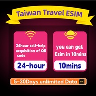 Esim Taiwan Esim Card 4G / 5G High Speed DataTravel 4G Taiwan Sim Card台湾上网卡
