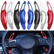 2pcs Aluminum Steering Wheel Shift Paddle Shifter Extension for Subaru Legacy WRX STI Forester impreza XV Outback accessories