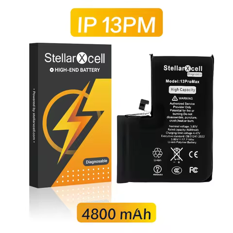 StellarXcell-Diagnostic Battery new solution TI BMS IC no pop up message for iphone 13 Pro max 13 mi