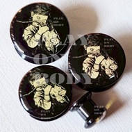 PLAYONBODY Earring Ear Explosion Eyelet Earrings Spiral Horn Solid Face Piercing Extension Plug Tunn