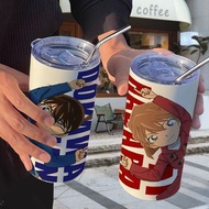 [Detective Conan] Conan Haiyuan Ai Water Cup Drinking Bottle Thermos Straw Merchandise Gift Anime