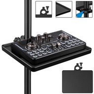 Microphone Stand Sound Card Tray Live Microphone Plastic Stand Threaded Clamp Clip For Tripod Bracke
