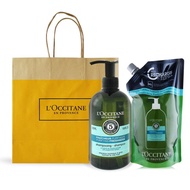 6月新品【L'OCCITANE 歐舒丹】草本淨涼修護套組(洗髮乳500ml+補充包500ml) #年中慶