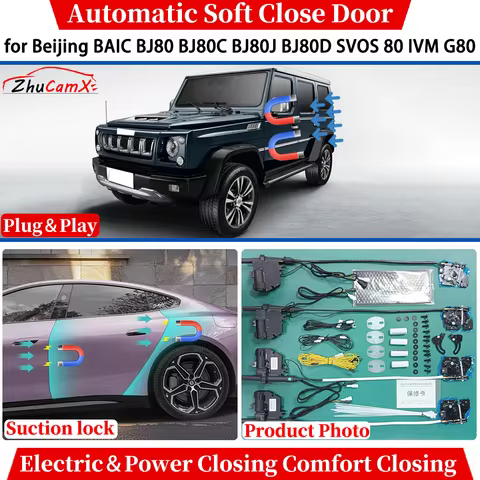 for Beijing BAIC BJ80 BJ80C BJ80J BJ80D SVOS 80 IVM G80 Car Automatic Soft Close Door Electric Power