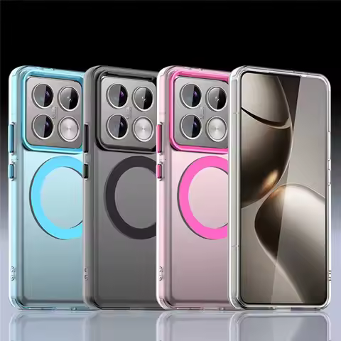 For Xiaomi 14T Pro Case For Xiaomi 14T 14 15 17 Pro 5G Cover Translucent Candy Color Matte Magnetic 