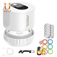 Vacuum Sealer, Wide Mouth and Regular Mouth Canning Lid Machine Kit for Food Storage White upjaah.