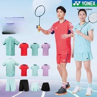 JERSI YONEX Team CHINA Badminton Shirt Baju Badminton Jersey Short Sleeve Baju Sukan Sport New Ball 