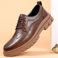 รองเท้าธุรกิจลำลองสไตล์อังกฤษสำหรับผู้ชายสบายๆรองเท้าผู้ชาย Zapatos รองเท้าหนังลูกไม้