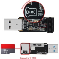 Fast Speed MKS EMMC USB3.0 Adapter MKS EMMC-Adapter V2 for EMMC Module 32Gb Memory Card, As Pictures
