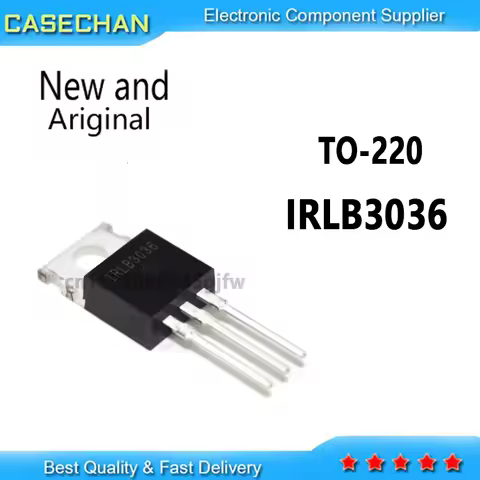 10PCS IRLB3036 IRLB3036PBF LB3036 TO-220 270A 60V N-channel Power MOSFET Transistor 100% New Origina